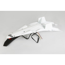 Garde boue arrière enduro - Blanc - UFO 449/511 TE 2011-2013