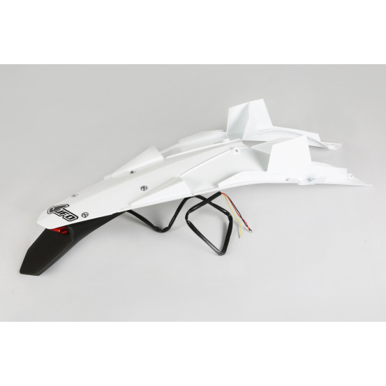 Garde boue arrière enduro - Blanc - UFO 449/511 TE 2011-2013