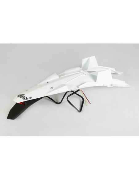Garde boue arrière enduro - Blanc - UFO 449/511 TE 2011-2013