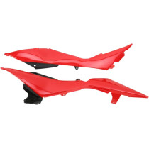Ouïes de radiateur + Plaques latérales - Rouge - UFO 449/511 TE 2011-2013
