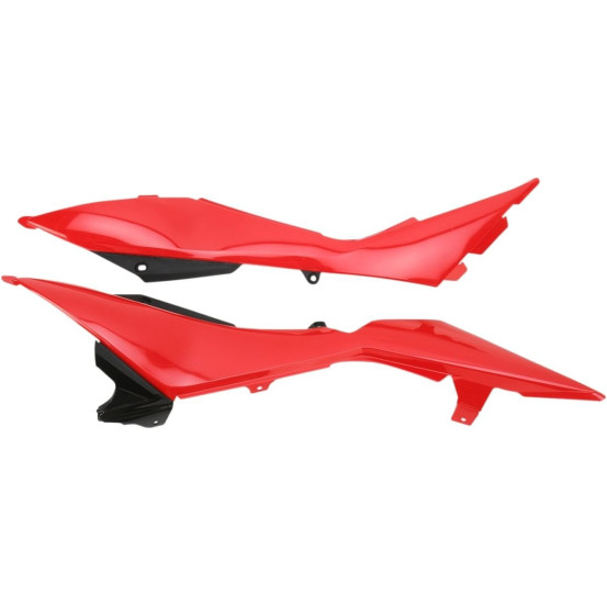 Ouïes de radiateur + Plaques latérales - Rouge - UFO 449/511 TE 2011-2013