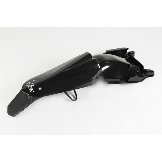 Garde boue arrière enduro - Noir - UFO 125 CR/WR 2009-2013