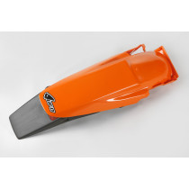 Garde boue arrière Enduro - Orange - UFO EXC 1998-2003 (livré avec feu)