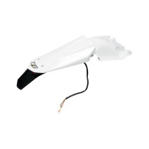 Garde boue arrière enduro - Blanc - UFO 250/450/510 TC TE 2008-2012
