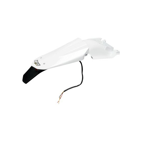 Garde boue arrière enduro - Blanc - UFO 250/450/510 TC TE 2008-2012