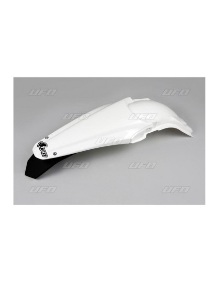 Garde boue arrière Enduro - Blanc - UFO 250 KXF 2013-2014, 450 KXF 2012-2014 avec leds