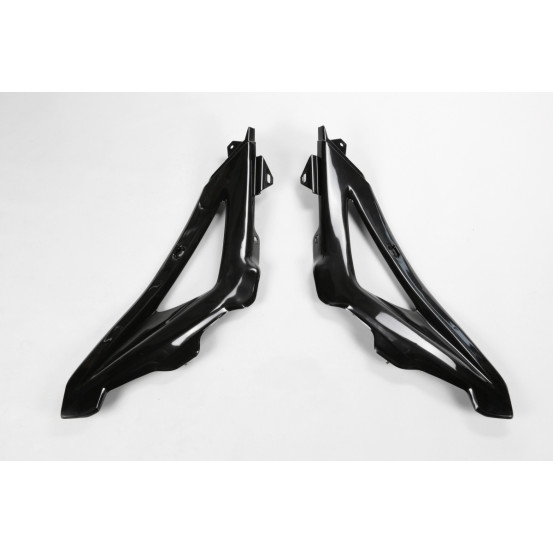 Ouïes de radiateur supérieures - Noir - UFO HUSQVARNA 125 CR WR 2009-2013 / 250 TC TE 2009-2013 / 310 TC TE 2012-2013