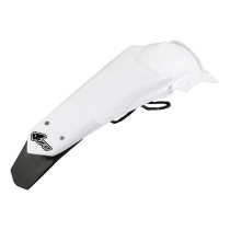 Garde boue arrière Enduro - Blanc - UFO Yamaha 450 WRF 2012-2015 (avec leds)