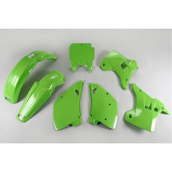 Kit plastiques - Vert - UFO Kawasaki 125 250 KX 1992