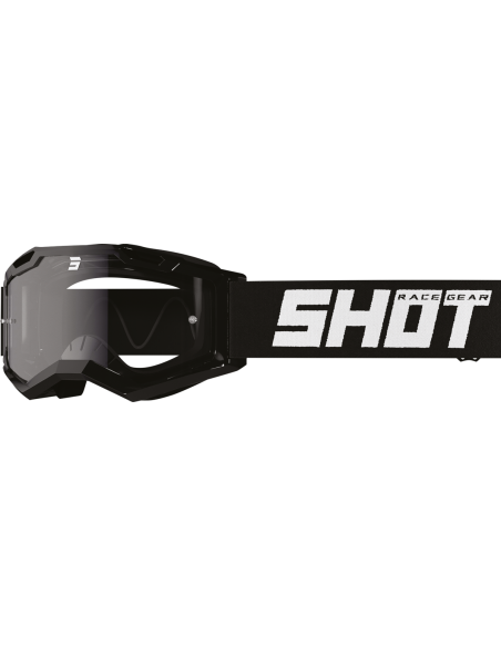 Masque cross enfant Shot 2024 Rocket 2.0 - Noir Glossy