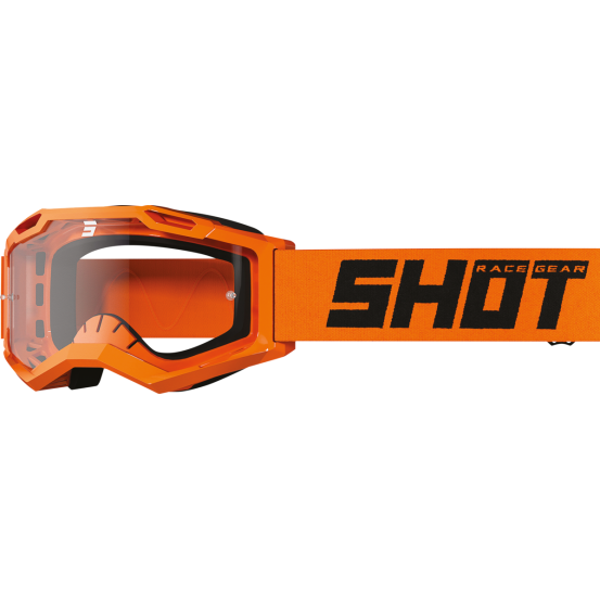 Masque cross enfant Shot 2024 Rocket 2.0 - Orange Glossy