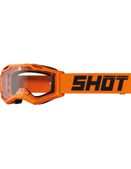 Masque cross enfant Shot 2024 Rocket 2.0 - Orange Glossy