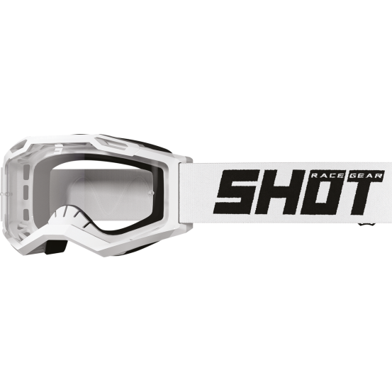 Masque cross enfant Shot 2024 Rocket 2.0 - Blanc Glossy