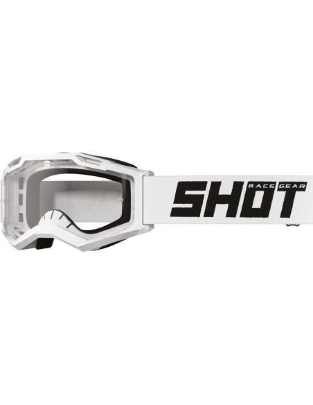 Masque cross enfant Shot 2024 Rocket 2.0 - Blanc Glossy