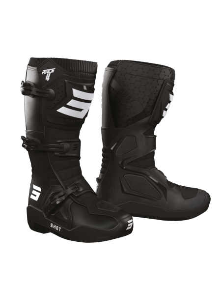Bottes cross Shot Race 4 - Noir