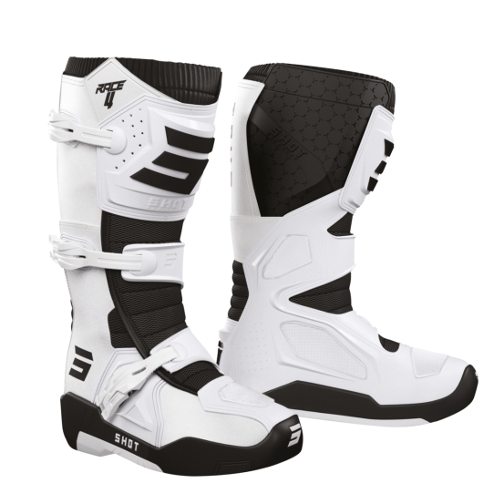 Bottes cross Shot Race 4 - Blanc