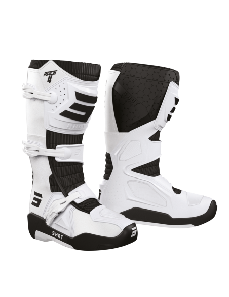 Bottes cross Shot Race 4 - Blanc