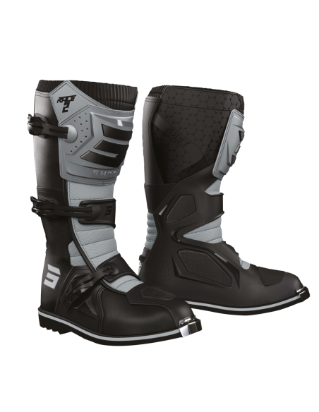 Bottes cross Shot Race 2 - Noir Gris