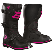 Bottes cross enfant Shot Race 2 - Noir Rose