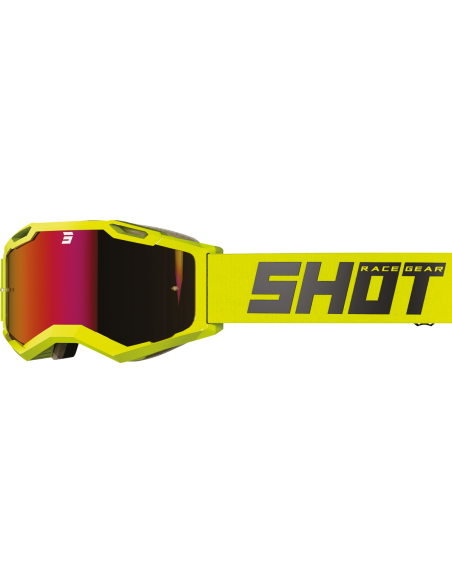 Masque cross Shot Iris 2.0 Solid - Jaune Fluo