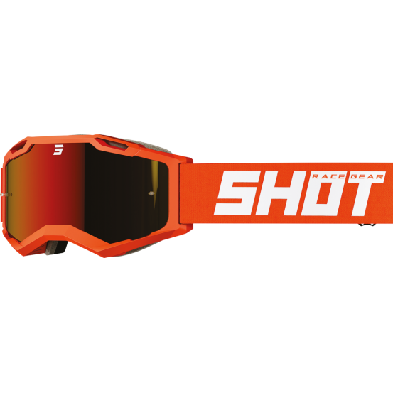 Masque cross Shot Iris 2.0 Solid - Orange Mat