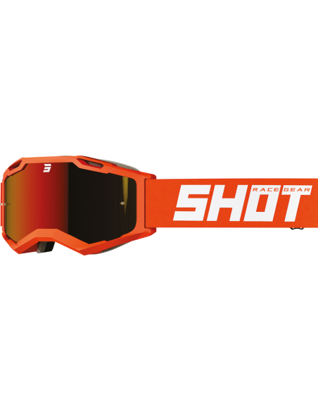 Masque cross Shot Iris 2.0 Solid - Orange Mat