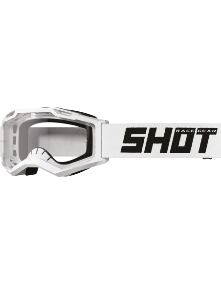 Masque cross Shot Assault 2.0 Solid - Blanc