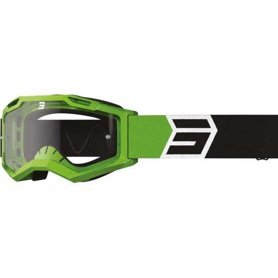 Masque cross Shot Assault 2.0 Solar - Vert