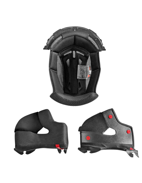 Intérieur de casque cross Shot Trek - Noir