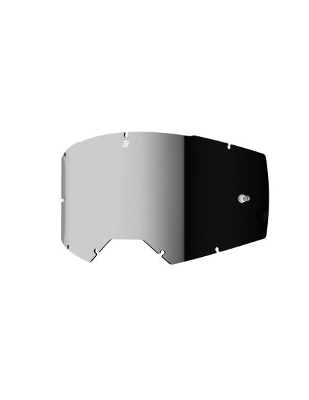 Ecran iridium pour masque cross Shot Core - Argent