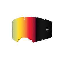 Ecran iridium pour masque cross Shot Core - Rouge