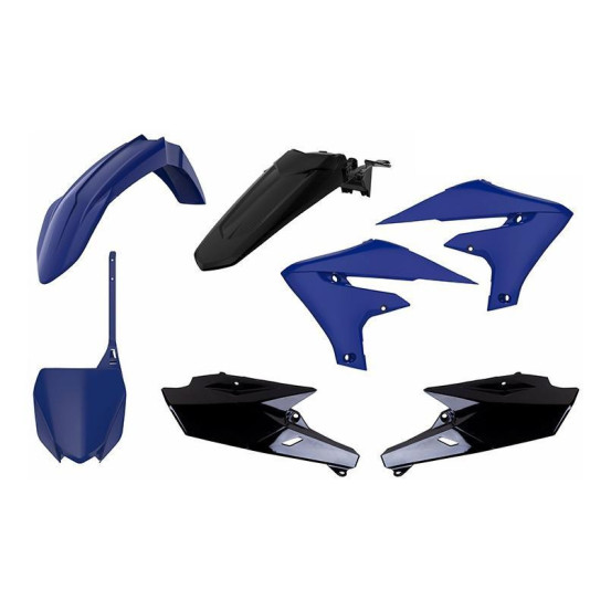 Kit plastiques - Noir Bleu - POLISPORT Yamaha 250 450 YZF 2014-2017