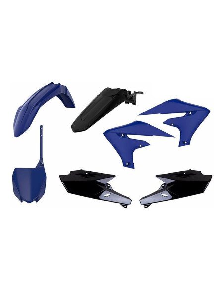 Kit plastiques - Noir Bleu - POLISPORT Yamaha 250 450 YZF 2014-2017