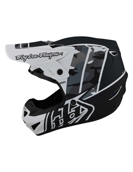 Casque cross Troy Lee Designs 2022 GP Polyacrylite Nova - Camo Blanc