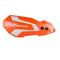 Protège-mains - Orange Blanc - POLISPORT MX Flow KTM SX EXC