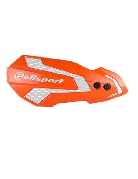 Protège-mains - Orange Blanc - POLISPORT MX Flow KTM SX EXC