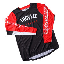 Maillot cross Troy Lee Designs 2023 GP Pro Boltz - Noir Rouge