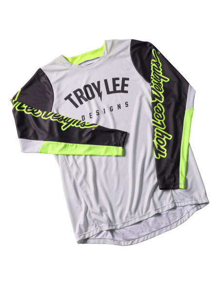 Maillot cross Troy Lee Designs 2023 GP Pro Boltz - Jaune