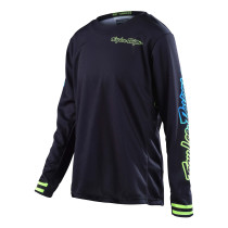 Maillot cross enfant Troy Lee Designs GP Pro Blends - Bleu marine Orange