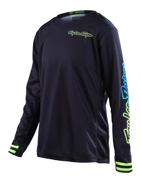 Maillot cross enfant Troy Lee Designs GP Pro Blends - Bleu marine Orange