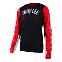 Maillot cross enfant Troy Lee Designs 2023 GP Pro Boltz - Noir Rouge