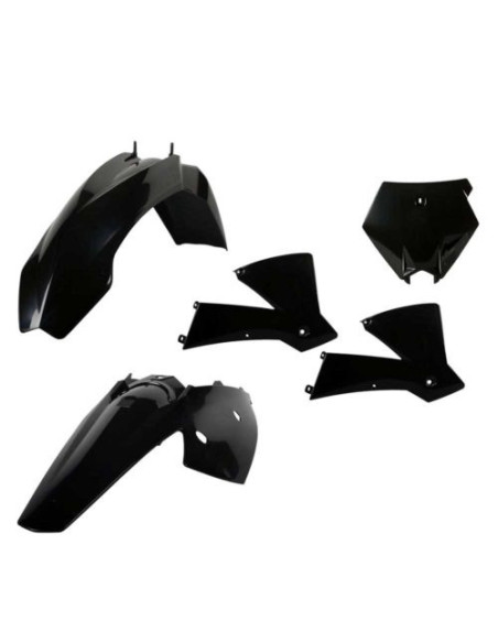 Kit plastiques - Noir - POLISPORT KTM SX 2003-2004