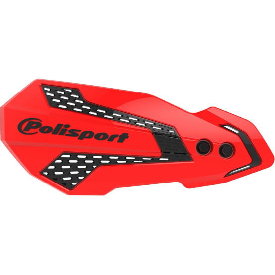 Protège-mains - Noir Rouge - POLISPORT MX Flow HONDA CRF-R