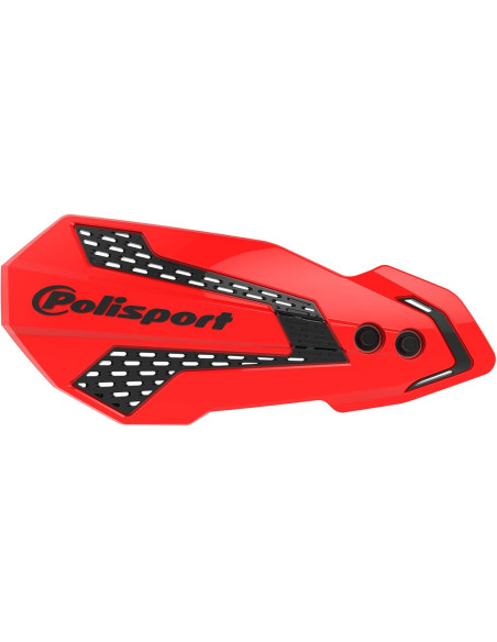 Protège-mains - Noir Rouge - POLISPORT MX Flow HONDA CRF-R