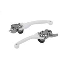 Jeu de leviers - Blanc - POLISPORT Pivot Incassable APT Honda 250 450 CRF-R CRF-RX 2007-2023