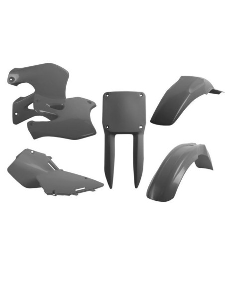 Kit plastiques - Gris - POLISPORT Suzuki 125 250 RM 1996-1998