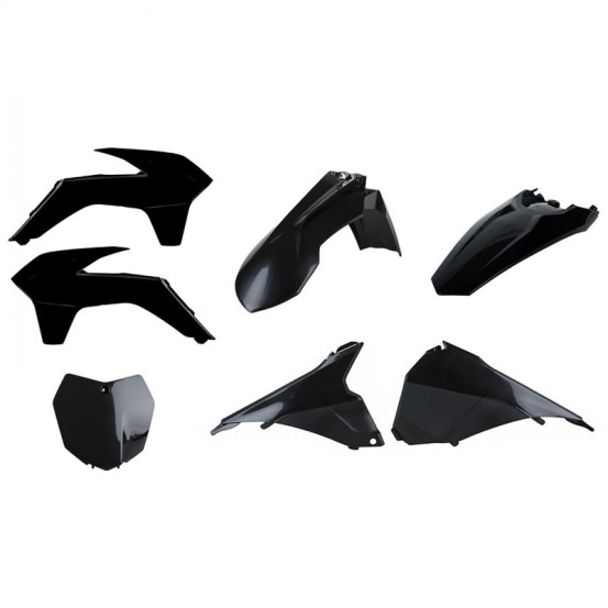 Kit plastiques - Noir - POLISPORT KTM SX SX-F 2013-2015
