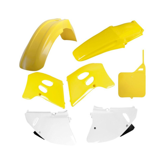 Kit plastiques - Origine - POLISPORT Suzuki 125 250 RM 1993-1995