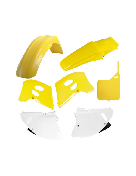 Kit plastiques - Origine - POLISPORT Suzuki 125 250 RM 1993-1995