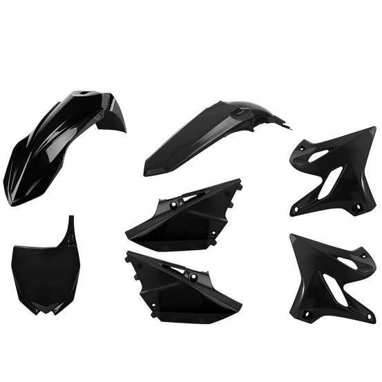 Kit plastiques - Noir - POLISPORT Yamaha 125 250 YZ 2015-2020
